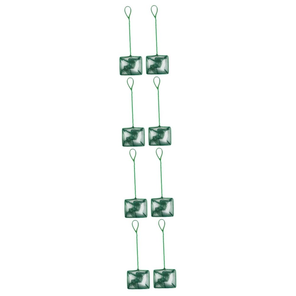BESPORTBLE Extendable Fish Net with Handle, Green Nylon, 2-Piece Set