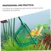 BESPORTBLE Extendable Fish Net with Handle, Green Nylon, 2-Piece Set view 3