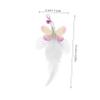 TOGEVAL Interactive Cat Wand Refill, 2-Piece Butterfly Feather Toy Set view 2