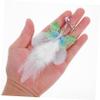 TOGEVAL Interactive Cat Wand Refill, 2-Piece Butterfly Feather Toy Set view 3