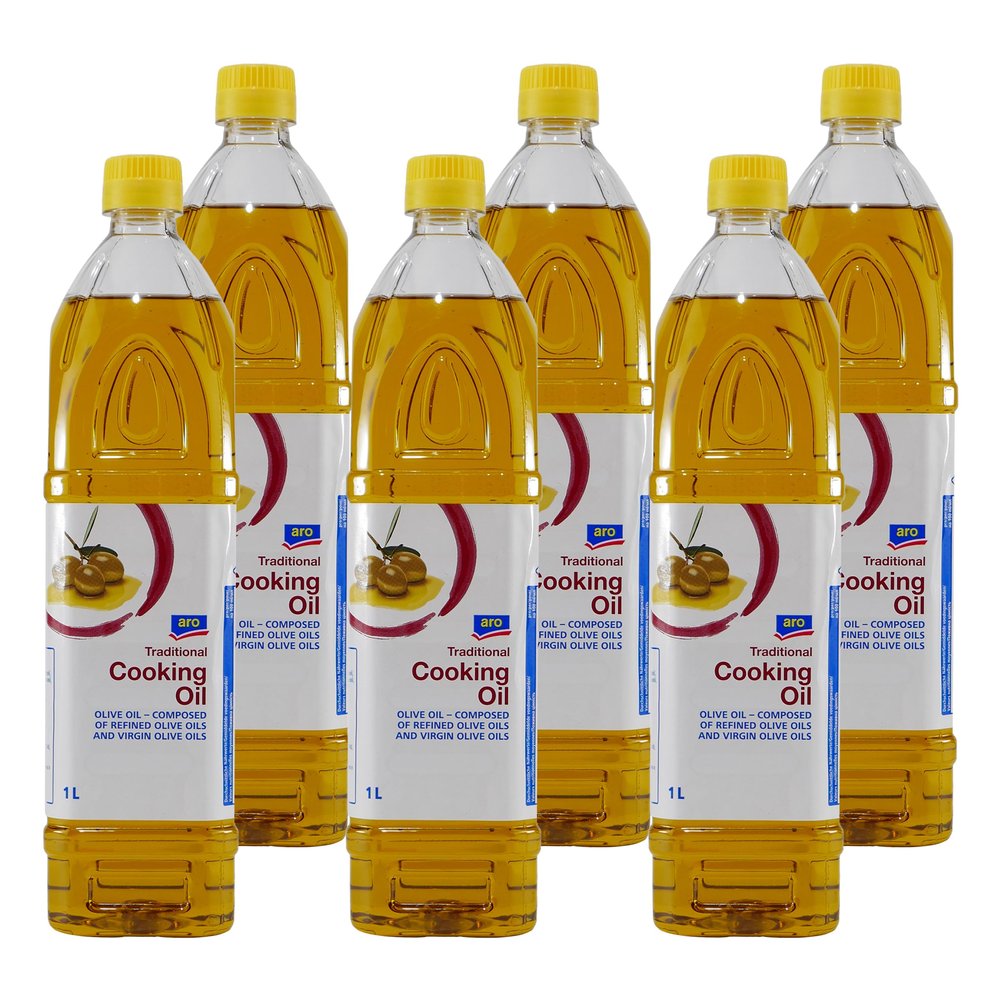 aro Olive Oil Cooking Oil (15 x 1.0 L)