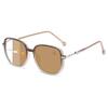 Lanomi Photochromic Reading Glasses with Blue-Light Filter, UV Protection, Brown, +2.5 view 1