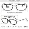 Lanomi Photochromic Reading Glasses with Blue-Light Filter, UV Protection, Brown, +2.5 view 2