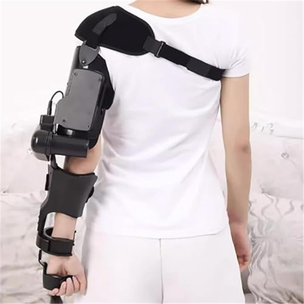 Electric Elbow Flexion and Extension Trainer for Home Rehabilitation, Left