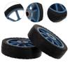 Yardwe 2-Piece 25 cm Wheelchair Replacement Wheels with Bearings view 3