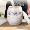 WJFTODAY Ceramic Food Storage Jar view 3