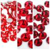 Glass Rhinestones for Nail Art, 3D Decoration, Emerald, SS34, 288 pcs, Black, Various Sizes, 1,440 pcs view 2