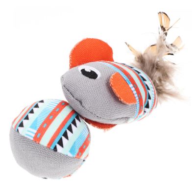 Interactive Plush Cat Toy for Indoor Cats, Chew Toy