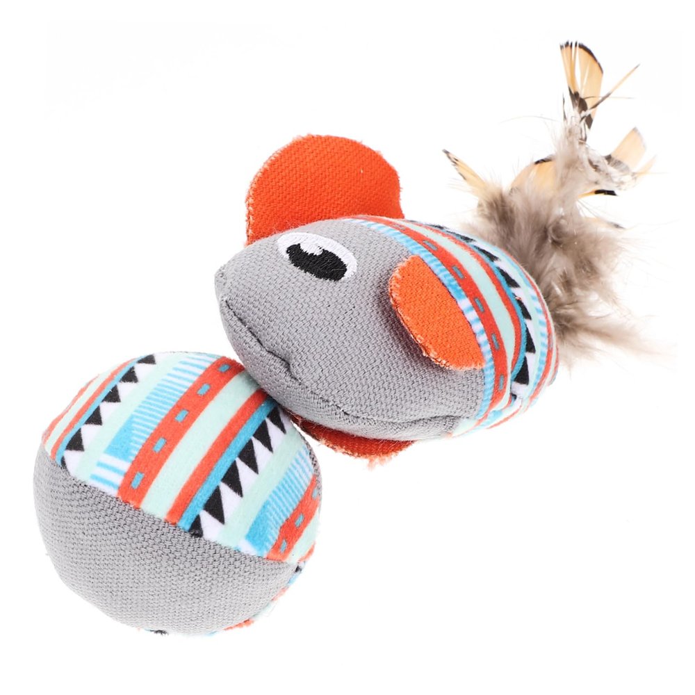 Interactive Plush Cat Toy for Indoor Cats, Chew Toy