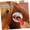 Happyyami Horse Grooming Brush with Non-Slip Handle, Removes Mud, Portable view 4