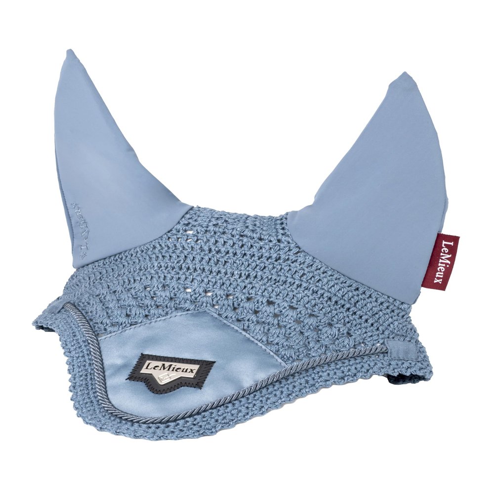 LeMieux Loire Ear Bonnet with Soft Ears, Ice Blue, Size S
