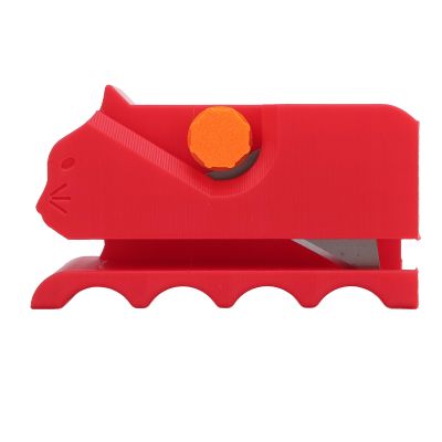 3D Printed Cat Scratch Cardboard Cutter (Red)