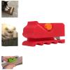 3D Printed Cat Scratch Cardboard Cutter (Red) view 4