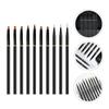 minkissy 10-Piece Black Metal Nail Art Pens with Fine Tips view 3