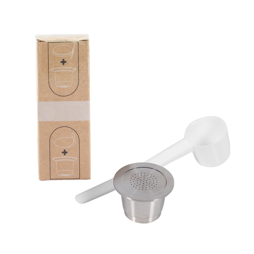 Ailgely Reusable Stainless Steel Coffee Capsule Spoon, DIY, Lightweight
