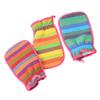 Healvian Double-Sided Exfoliating Bath Gloves, 3-Piece Set, Synthetic Fibers, Random Color view 1