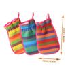 Healvian Double-Sided Exfoliating Bath Gloves, 3-Piece Set, Synthetic Fibers, Random Color view 3