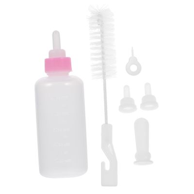 HOUDERCO Silicone Puppy Feeding Bottle, 1 Set, for Kittens and Puppies