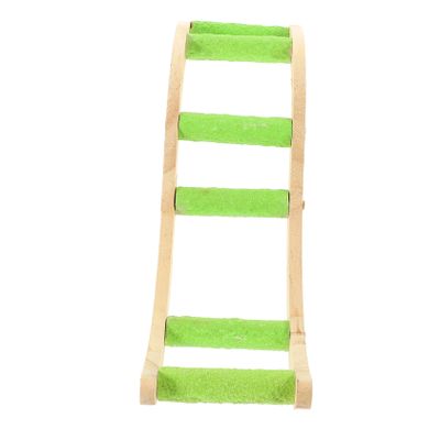 GRIRIW Parrot Wooden Ladder