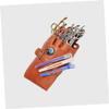 FRCOLOR PU Leather Barber Belt Bag with Removable Scissor Holder view 3