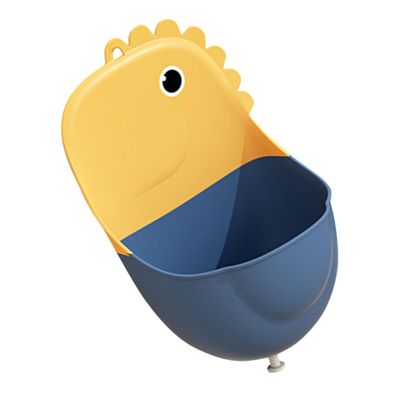 Abaodam Boys' Urinal for Toddlers, Wall-Mounted Standing Urinal for Potty Training, Blue