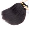 YANG11FAN Human Hair Bundles, Natural Black Straight Peruvian Hair, 20 Inches view 4