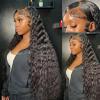 Brazilian Human Hair Water Wave Bundles with 5" x 5" Closure, Natural Color, 28" view 2
