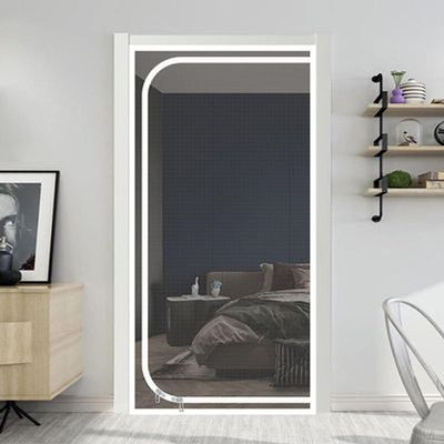DTREEL Cat Screen Door for Balcony, 90 x 200 cm, Thickened Pet Screen with Zipper, Alloy Cat Protection Screen for Living Room, Bedroom, and Kitchen (100 x 220 cm)
