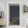 DTREEL Cat Screen Door for Balcony, 90 x 200 cm, Thickened Pet Screen with Zipper, Alloy Cat Protection Screen for Living Room, Bedroom, and Kitchen (100 x 220 cm) view 1