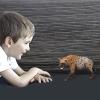 Dog Sculpture Toy - Miniature Farm Dog Decoration view 2