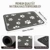 Absorbent Dog Bowl Mat 30 x 50 cm, Dark Gray view 2