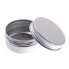 Aluminum Cosmetic Storage Tins, Small Round Tin Containers with Screw-Top Lids for Lip Balm (5) view 1