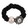 Sparkling Black Rhinestone Hair Ties for Women and Girls view 1