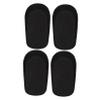 Invisible Height-Increasing Silicone Insoles, 4-Pack, Black view 1