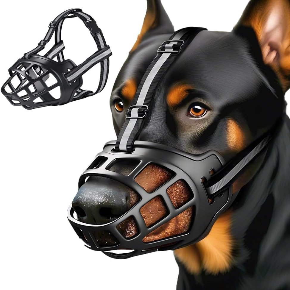 TTPSRY Basket Dog Muzzle - Breathable & Adjustable