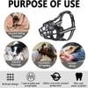TTPSRY Basket Dog Muzzle - Breathable & Adjustable view 3
