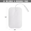 10 TENS Electrode Pads, 6 x 9 cm, Self-Adhesive Replacement Pads view 2