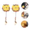 Yardwe 2-Piece Interactive Plush Cat Toys for Chewing and Play, Cartoon-Style, Indoor, Durable view 4