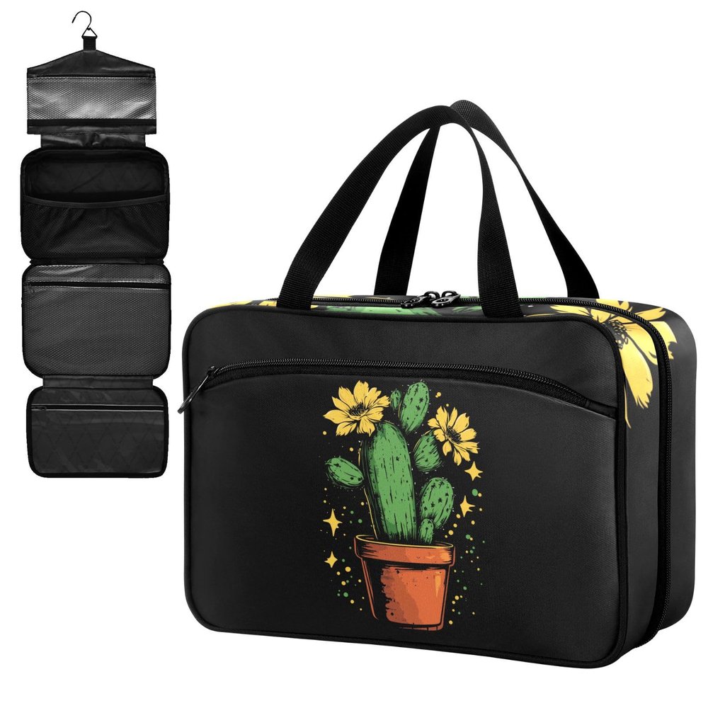 Fustylead Large Medical Storage Bag with Zipper, Empty, Black, Size L