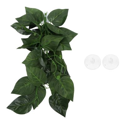 Haofy Reptile Simulation Decor Green Vine