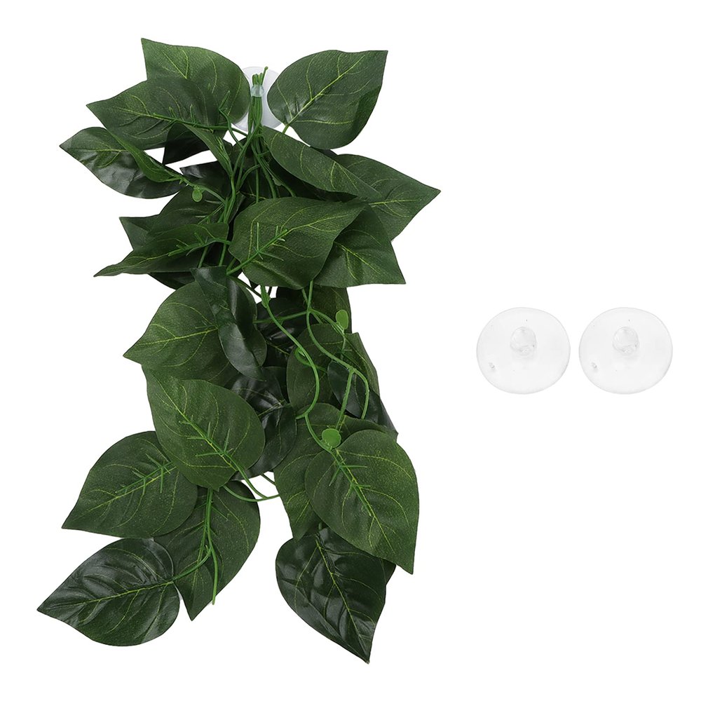 Haofy Reptile Simulation Decor Green Vine
