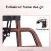 Folding Transport Wheelchair with Full Arms and Swing-Away Footrests view 3