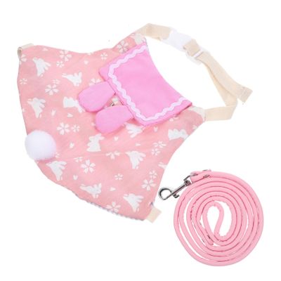 GRIRIW Rabbit Clothing Set with Leash for Small Pets