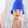 AHIOJEGX Breathable Sauna Hat, Comfortable, Reusable view 3