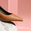 2 Pairs of Toe Caps for High Heels, Gold Iron Shoe Toe Protectors view 2