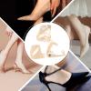 2 Pairs of Toe Caps for High Heels, Gold Iron Shoe Toe Protectors view 4