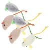 BESPORTBLE 6-Piece Plush Mouse Cat Toy view 1