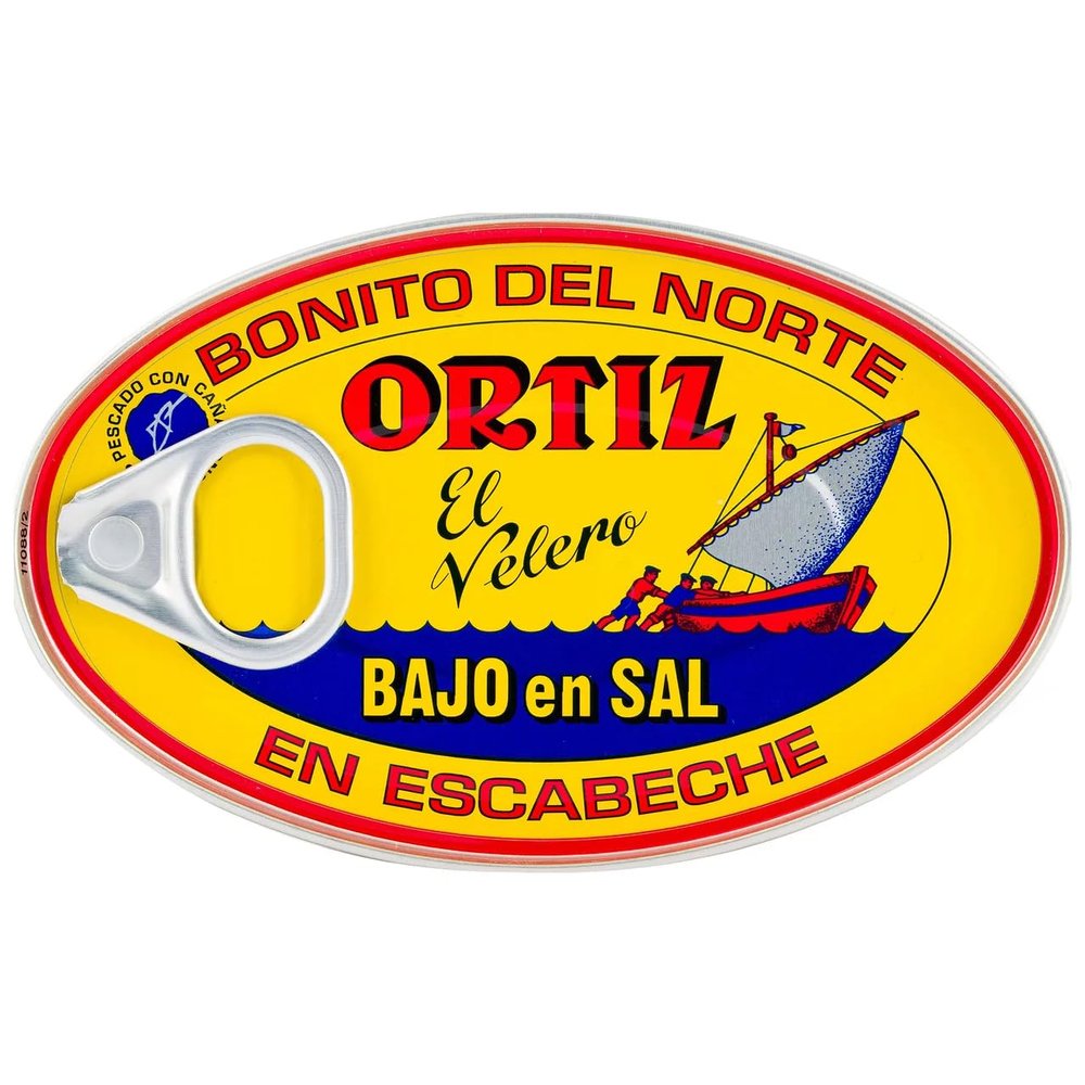 ORTIZ Weier Tuna from the North in Escabeche with Reduced Salt 82 g, 9-Pack