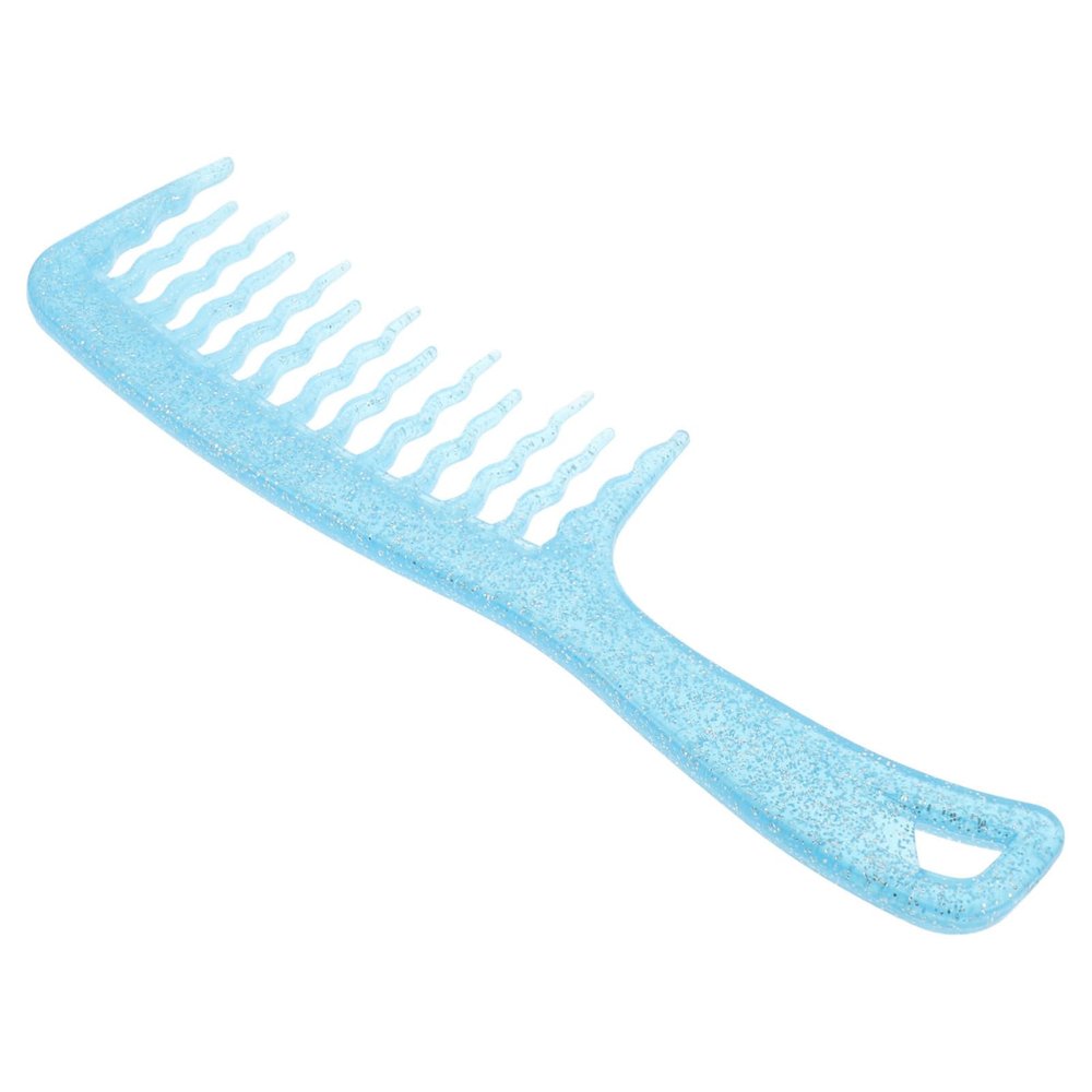 FOMIYES Wide-Tooth Comb for Curly Hair, Sparkling Design