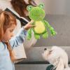 Dog Toy with Squeaker, Cartoon Rope Elephant for Puppies view 2